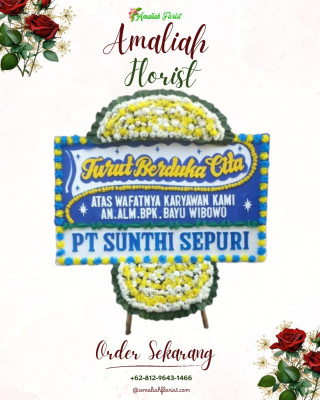 Papan Bunga Duka di Cempaka Baru