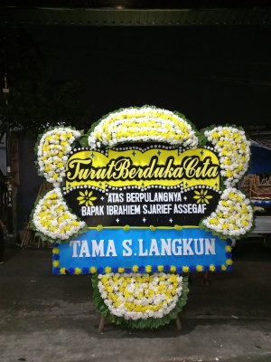 Papan Bunga Duka di Cempaka Baru