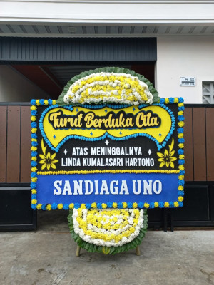 Papan Bunga Duka di Cempaka Baru